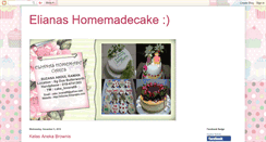 Desktop Screenshot of elianas-homemadecake.blogspot.com