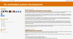 Desktop Screenshot of myembeddeddev.blogspot.com