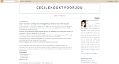 Desktop Screenshot of cecilekooktvoorjou.blogspot.com
