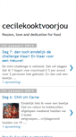 Mobile Screenshot of cecilekooktvoorjou.blogspot.com
