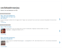 Tablet Screenshot of cecilekooktvoorjou.blogspot.com