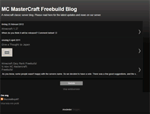Tablet Screenshot of mcmastercraftfreebuild.blogspot.com