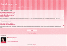 Tablet Screenshot of danieledepretto.blogspot.com