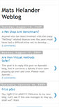 Mobile Screenshot of matshelander.blogspot.com