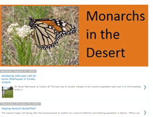 Tablet Screenshot of monarchsinthedesert.blogspot.com