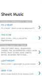 Mobile Screenshot of pop-sheetmusic.blogspot.com