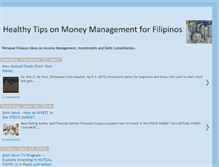 Tablet Screenshot of healthywealthphilippines.blogspot.com