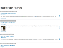 Tablet Screenshot of bestbloggertutorials.blogspot.com