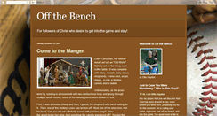Desktop Screenshot of offthebench-ellis.blogspot.com