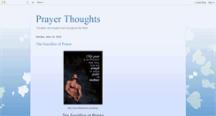 Desktop Screenshot of prayerthoughtsbysteve.blogspot.com