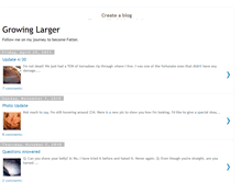 Tablet Screenshot of growinglarger.blogspot.com