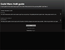Tablet Screenshot of gwguides.blogspot.com