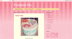 Desktop Screenshot of fondantetc.blogspot.com
