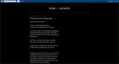 Desktop Screenshot of how-i-joined.blogspot.com