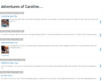 Tablet Screenshot of caroline-adventures.blogspot.com