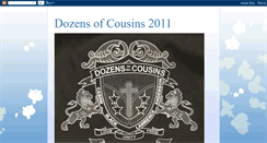 Desktop Screenshot of dozensofcousins2011.blogspot.com