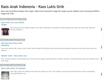 Tablet Screenshot of kaosanakindonesia.blogspot.com