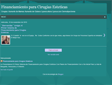 Tablet Screenshot of financiamientoparacirugiasesteticas.blogspot.com