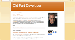 Desktop Screenshot of oldfartdeveloper.blogspot.com