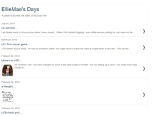 Tablet Screenshot of elliemaesdays.blogspot.com