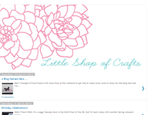 Tablet Screenshot of littleshopofcrafts.blogspot.com