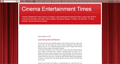 Desktop Screenshot of cinema-entertainment.blogspot.com