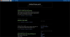 Desktop Screenshot of cheatgalaxy-guru.blogspot.com