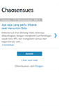 Mobile Screenshot of chaosensues.blogspot.com