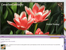 Tablet Screenshot of canadiangardenjoy.blogspot.com