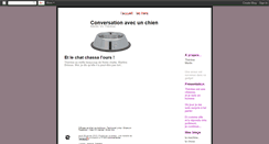 Desktop Screenshot of conversationavecunchien.blogspot.com