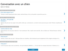 Tablet Screenshot of conversationavecunchien.blogspot.com