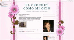 Desktop Screenshot of elcrochetcomomiocio.blogspot.com