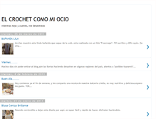 Tablet Screenshot of elcrochetcomomiocio.blogspot.com