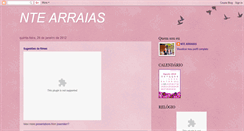Desktop Screenshot of nte-arraias.blogspot.com