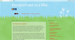 Desktop Screenshot of energizedandonabike.blogspot.com