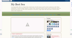 Desktop Screenshot of mybestsea.blogspot.com