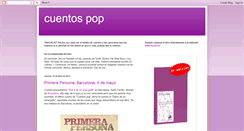 Desktop Screenshot of cuentospop.blogspot.com