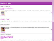 Tablet Screenshot of cuentospop.blogspot.com