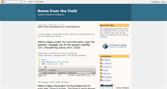 Desktop Screenshot of capstonebi.blogspot.com