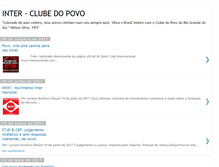 Tablet Screenshot of inter-clubedopovo.blogspot.com