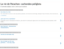 Tablet Screenshot of laviedepatachon.blogspot.com