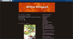 Desktop Screenshot of ellablogja.blogspot.com
