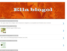 Tablet Screenshot of ellablogja.blogspot.com