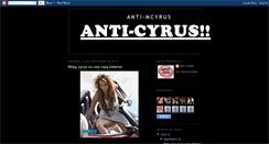 Desktop Screenshot of anti-mcyrus.blogspot.com