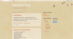 Desktop Screenshot of lucyvillal.blogspot.com