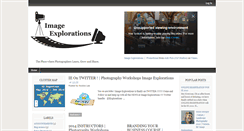 Desktop Screenshot of imageexplorations.blogspot.com