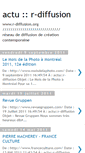 Mobile Screenshot of actu-r-diffusion.blogspot.com