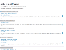 Tablet Screenshot of actu-r-diffusion.blogspot.com