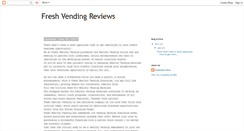 Desktop Screenshot of freshvendingreviews.blogspot.com