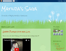 Tablet Screenshot of matildassaga.blogspot.com